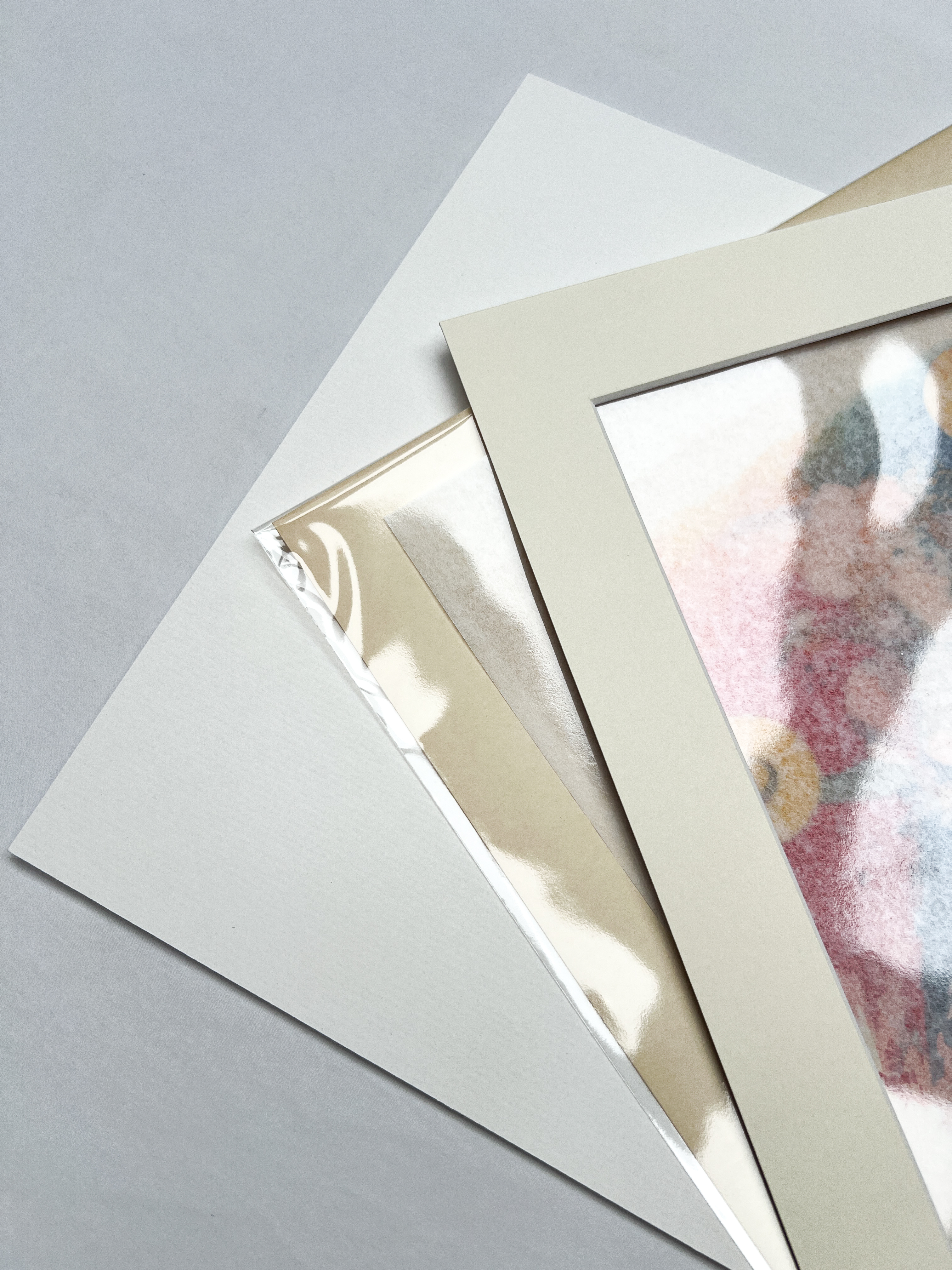 Inspection — examining print under raking light